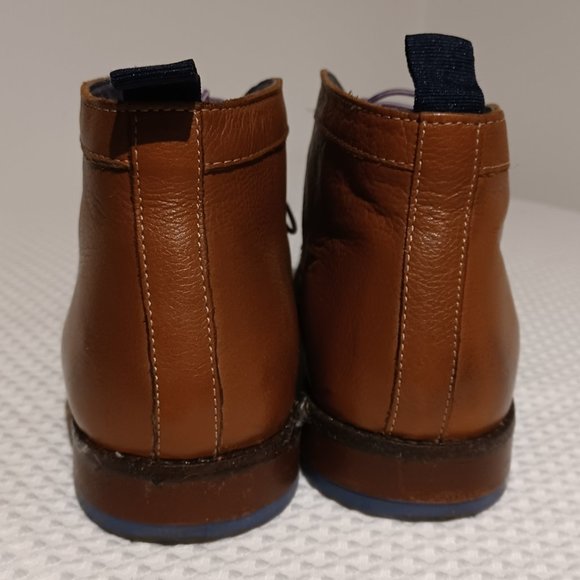 Mens Hush Puppies European Style Leather Dress Shoes - Picture 3 of 5